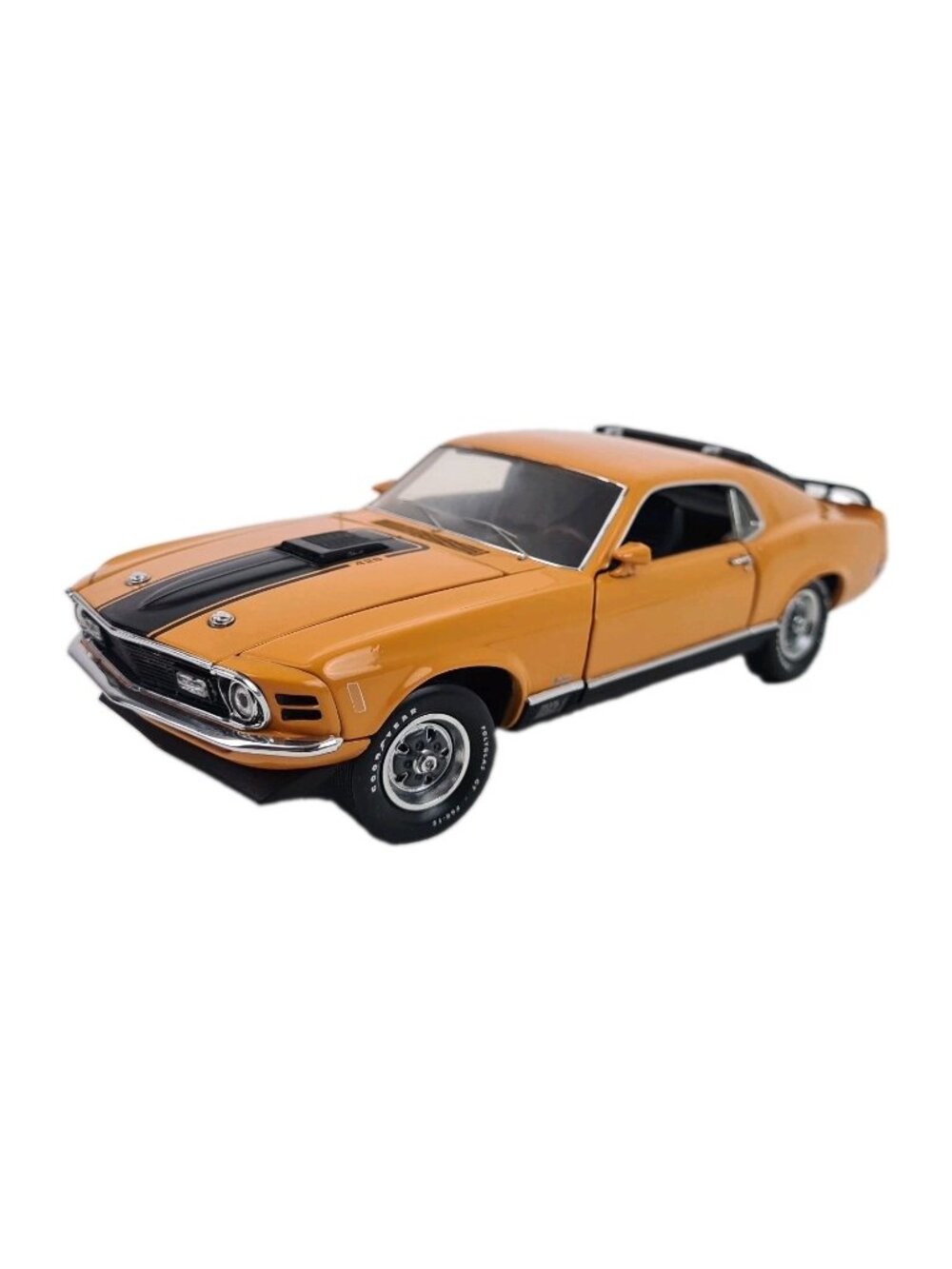 Franklin Mint 1970 Limited Edition Mustang Mach 1 Orange 1:24 DieCast B11XN51
